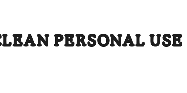 SILVERS CLEAN PERSONAL USE Regular Logo