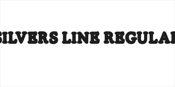 SILVERS LINE Regular Logo