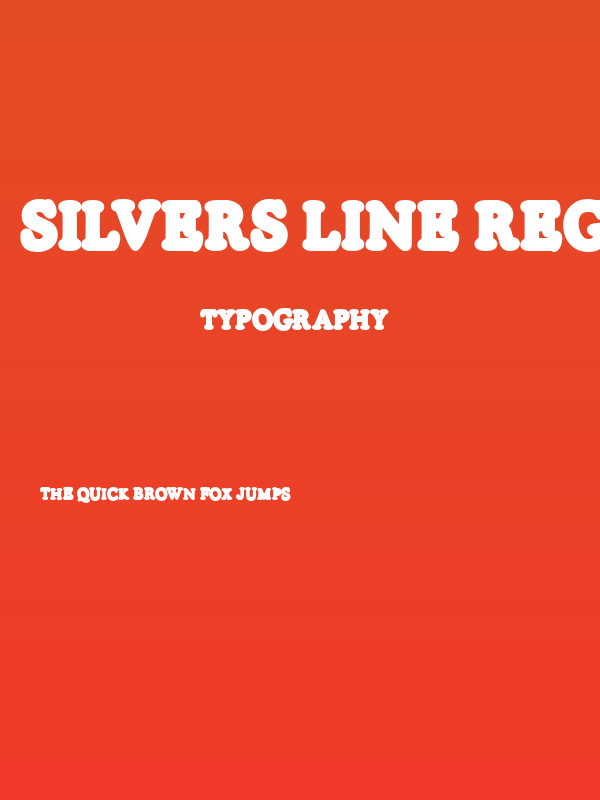 SILVERS LINE Regular Poster