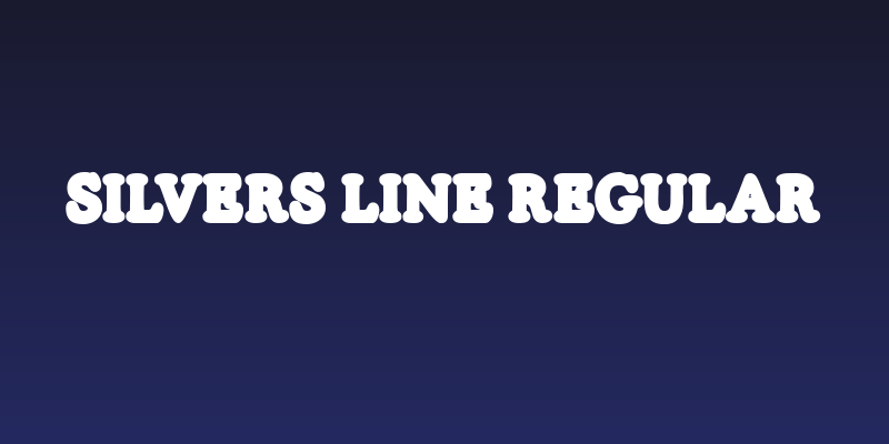 SILVERS LINE Regular Social Header