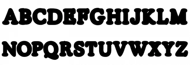 SILVERS LINE Regular フォント 小文字