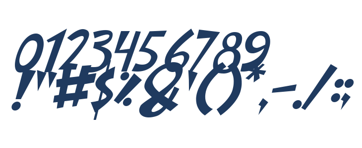 SIMBA KING Italic Other Characters