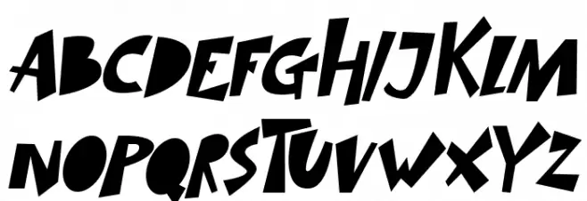 SIMBA KING Italic Schriftart Groß