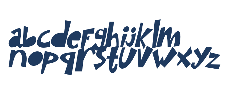SIMBA KING Italic Lowercase