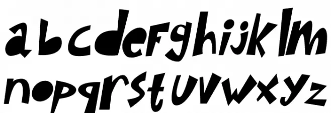 SIMBA KING Italic Font LOWERCASE