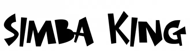 SIMBA KING  Descarca Fonturi Gratis