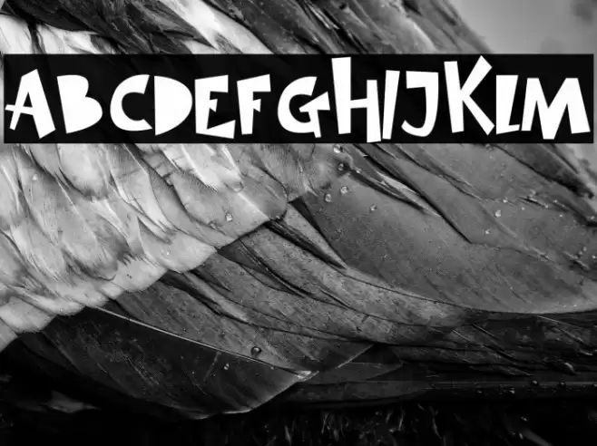 SIMBA KING Font examples