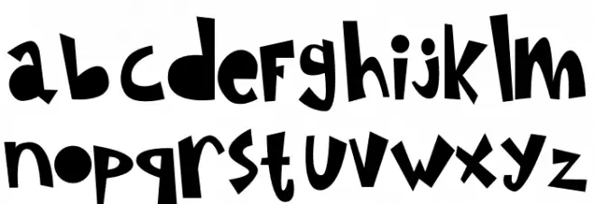 SIMBA KING Font LOWERCASE