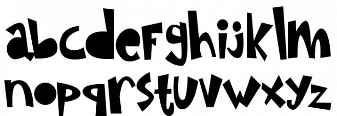 SIMBA KING Font LOWERCASE