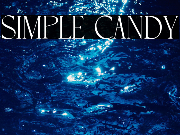 SIMPLE CANDY Example 3