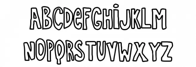 SIMPLE LIFE Schriftart Groß