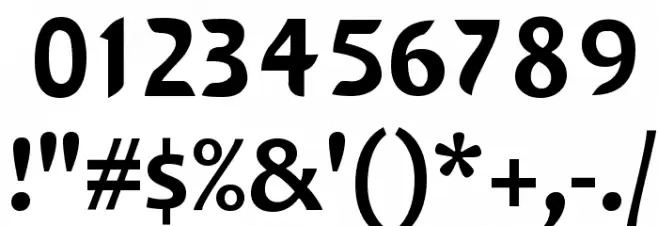 SINGAPOLENG regular Font OTHER CHARS