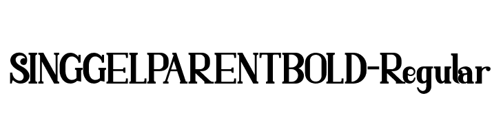 SINGGELPARENTBOLD-Regular  Frei Schriftart Herunterladen