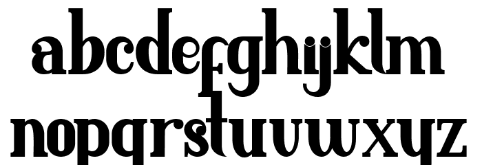 SINGGELPARENTBOLD-Regular Font LOWERCASE