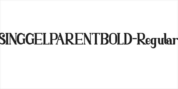 SINGGELPARENTBOLD-Regular Logo