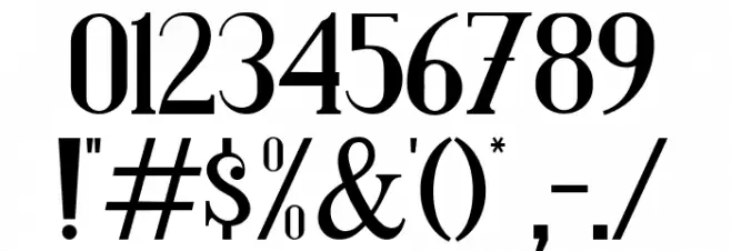 SINGGELPARENTSERIF-Regular Font OTHER CHARS