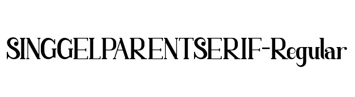 SINGGELPARENTSERIF-Regular  Fuentes Gratis Descargar