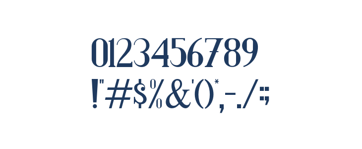 SINGGELPARENTSERIF-Regular Other Characters