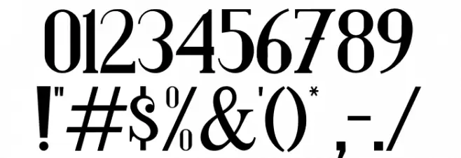 SINGGELPARENTSERIF-Regular Font OTHER CHARS