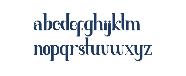 SINGGELPARENTSERIF-Regular Lowercase