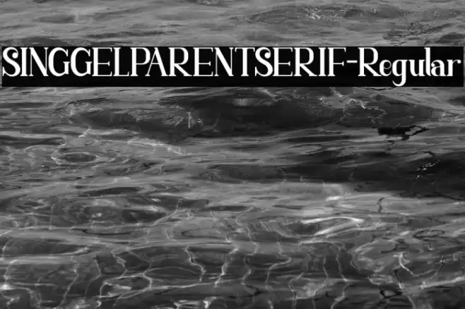 SINGGELPARENTSERIF-Regular Font examples