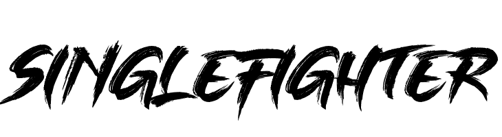 SINGLEFIGHTER  フリーフォントのダウンロード