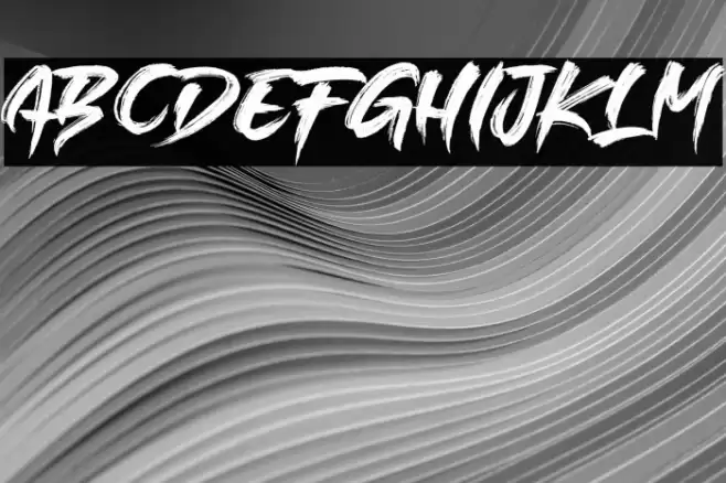 SINGLEFIGHTER Font examples