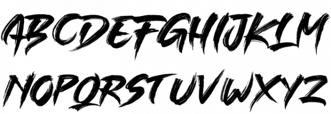 SINGLEFIGHTER 字体 小写