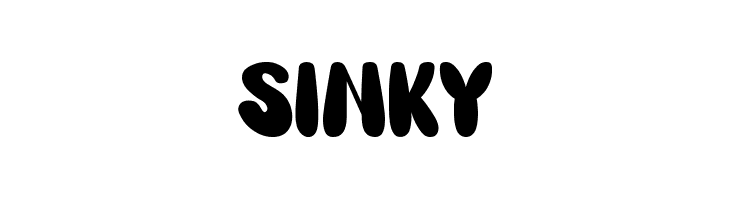SINKY  font caratteri gratis
