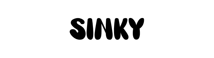 SINKY  Frei Schriftart Herunterladen