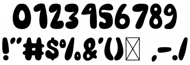 SINKY Font OTHER CHARS