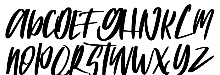 SINTEN Font LOWERCASE