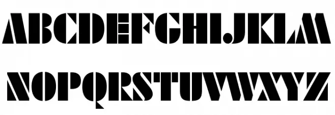 SISTEMAS FONT BT Schriftart Groß