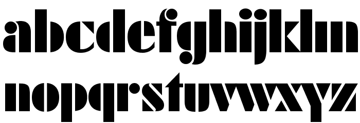 SISTEMAS FONT BT Font LOWERCASE