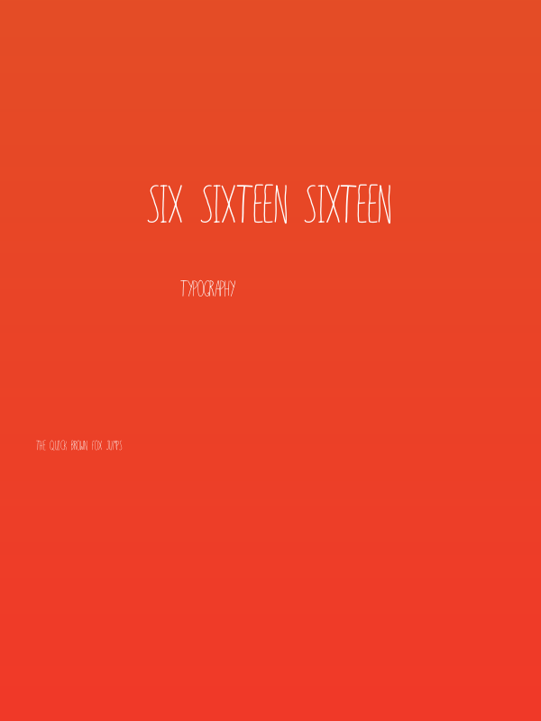 SIX SIXTEEN SIXTEEN Poster