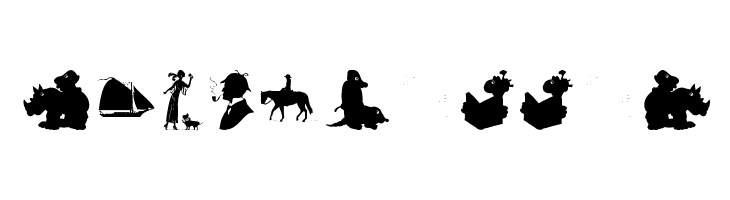 SIlhouettes02  baixar fontes gratis