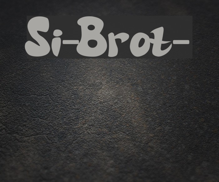 Si-Brot- Example 2