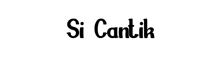 Si Cantik Font
