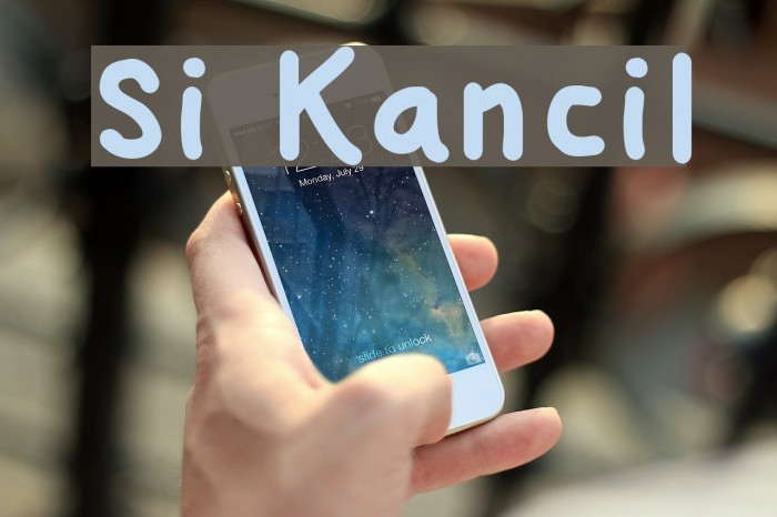 Si Kancil Font examples