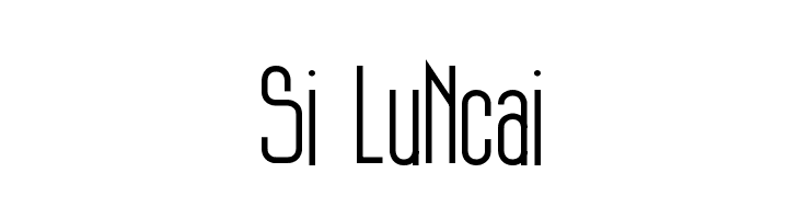 Si LuNcai  les polices de caractères gratuit tlcharger
