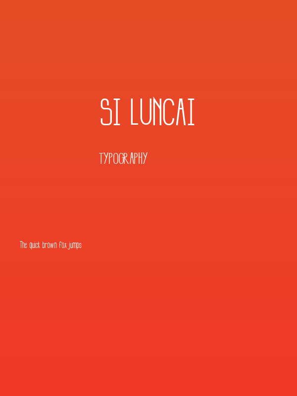 Si LuNcai Poster