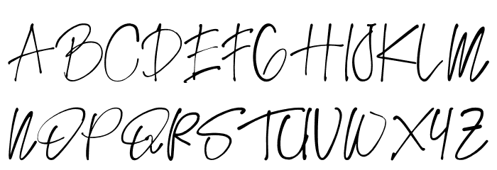 SiabangHandRegular Font UPPERCASE