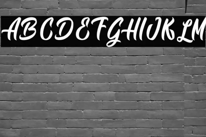 Siam Giants - Personal Use Font examples