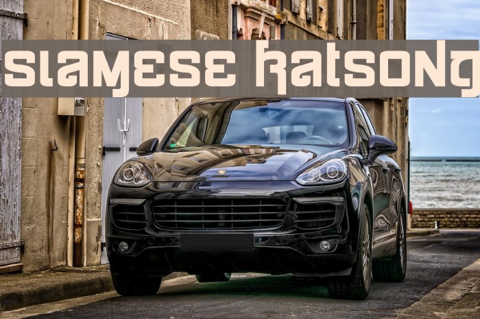 Siamese Katsong Font examples