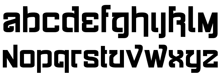 Siamese Katsong Font LOWERCASE