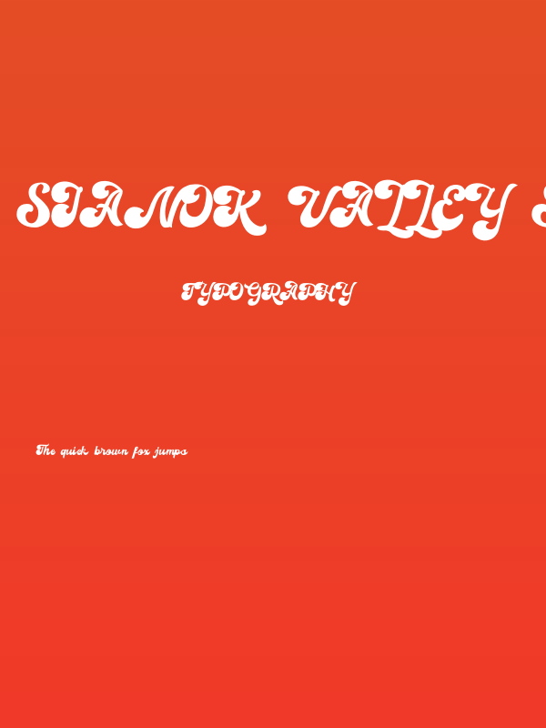 Sianok Valley Script Poster