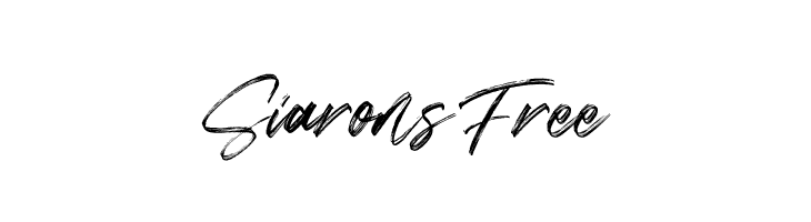 Siarons Free  Free Fonts Download