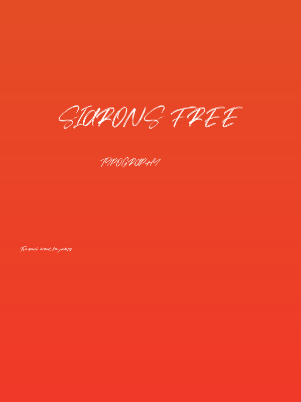 Siarons Free Poster