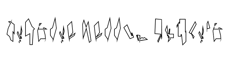 Siberia Narrow Outline  Free Fonts Download