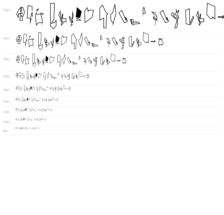 Siberia Narrow Outline Waterfall